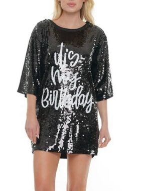 It’s My Birthday Sequin Tunic/Dress
